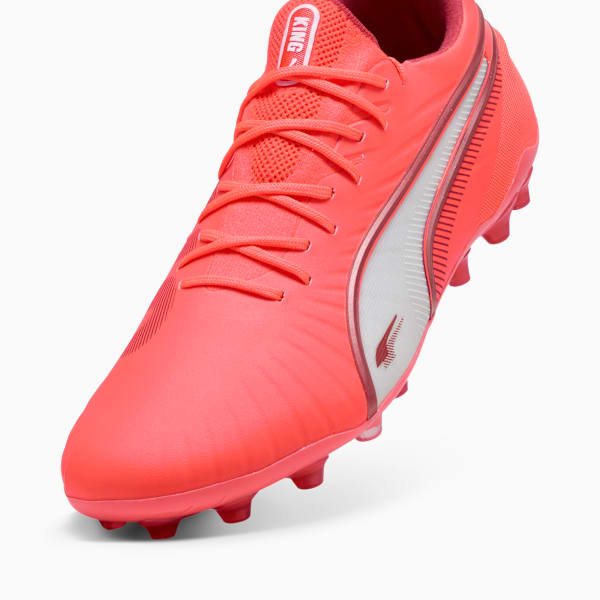 メンズ キング アルティメット MG サッカー スパイク, Glowing Red-PUMA White-Red Fire, extralarge-JPN