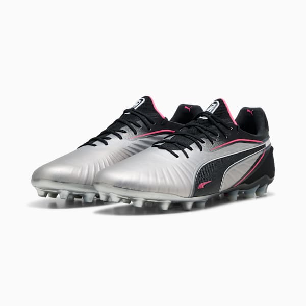 メンズ キング アルティメット MG サッカー スパイク, PUMA Silver-PUMA Black-Sun Struck-PUMA White, extralarge-JPN