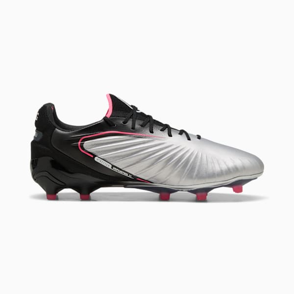 Botines de fútbol para suelo firme/artificial para mujer KING ULTIMATE, PUMA Silver-PUMA Black-Sun Struck-PUMA White, extralarge