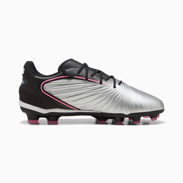キッズ キング マッチ HG + ミッド サッカー スパイク 20-24cm, PUMA Silver-PUMA Black-Sun Struck-PUMA White, extralarge-JPN