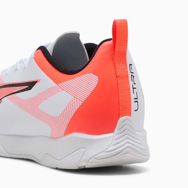 ULTRA 5 PLAY IT Futsal Boots Youth, PUMA White-PUMA Black-Glowing Red, extralarge-GBR