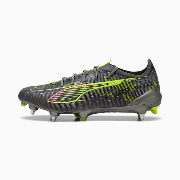 メンズ ウルトラ 5 アルティメット MXSG サッカー スパイク, Matte Aged Silver-Yellow Alert-Sun Struck, extralarge-JPN