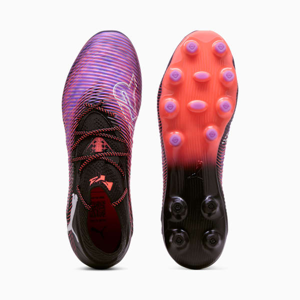 メンズ フューチャー 8 アルティメット HG サッカー スパイク, PUMA Black-PUMA White-Glowing Red, extralarge-JPN