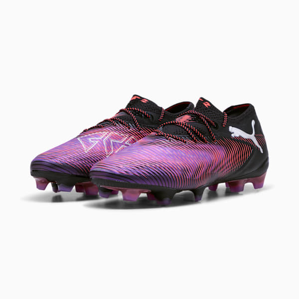 メンズ フューチャー 8 アルティメット ロー FG サッカー スパイク, PUMA Black-PUMA White-Glowing Red, extralarge-JPN
