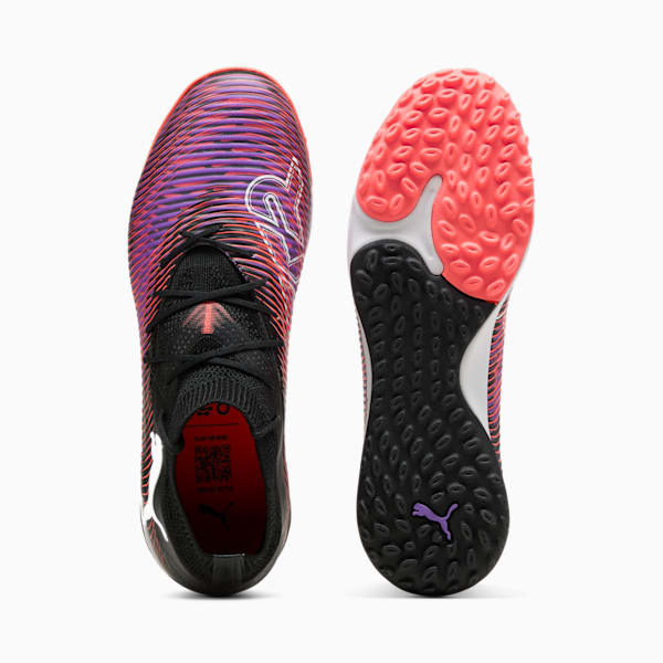 Tacos de fútbol FUTURE 8 PRO, PUMA Black-PUMA White-Glowing Red, extralarge