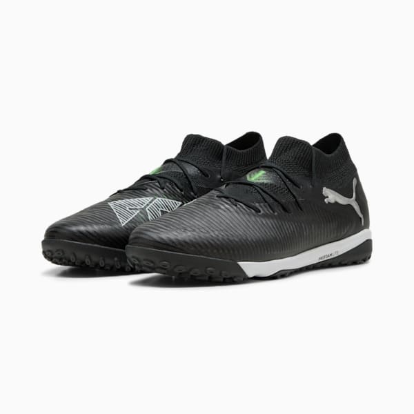 FUTURE 8 PRO Cage Men's Soccer Cleats, PUMA Black-Cool Light Gray-Fluo Green, extralarge