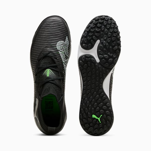 FUTURE 8 PRO Cage Men's Soccer Cleats, PUMA Black-Cool Light Gray-Fluo Green, extralarge