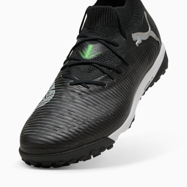 FUTURE 8 PRO Cage Men's Soccer Cleats, PUMA Black-Cool Light Gray-Fluo Green, extralarge