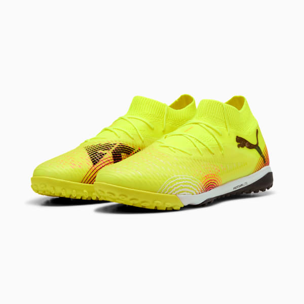 FUTURE 8 PRO Cage Men's Soccer Cleats, Yellow Alert-PUMA Black-Sun Struck, extralarge