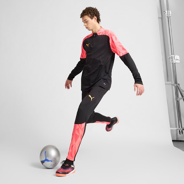 FUTURE 8 MATCH Indoor Training Men's Soccer Cleats, PUMA Black-PUMA White-Glowing Red, extralarge
