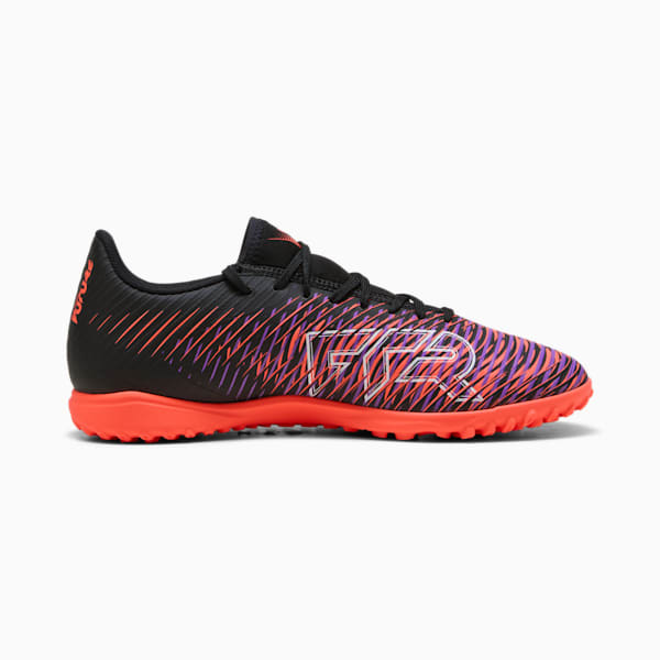 FUTURE 8 PLAY TT Men's Soccer Cleats, PUMA Black-PUMA White-Glowing Red, extralarge