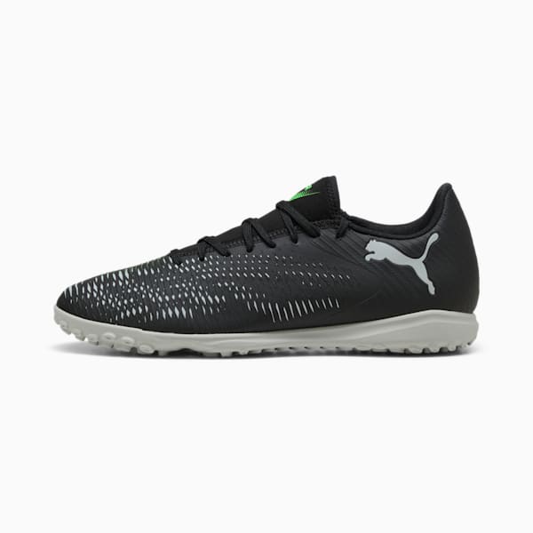 Tacos de fútbol FUTURE 8 PLAY TT, PUMA Black-Cool Light Gray-Fluo Green, extralarge