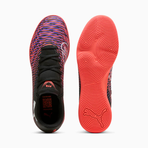 Tacos de fútbol FUTURE 8 PLAY IT, PUMA Black-PUMA White-Glowing Red, extralarge
