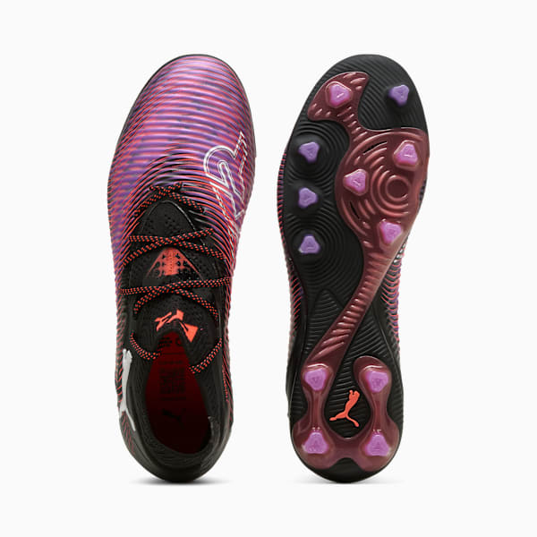 FUTURE 8 ULTIMATE AG Football Boots Women, PUMA Black-PUMA White-Glowing Red, extralarge