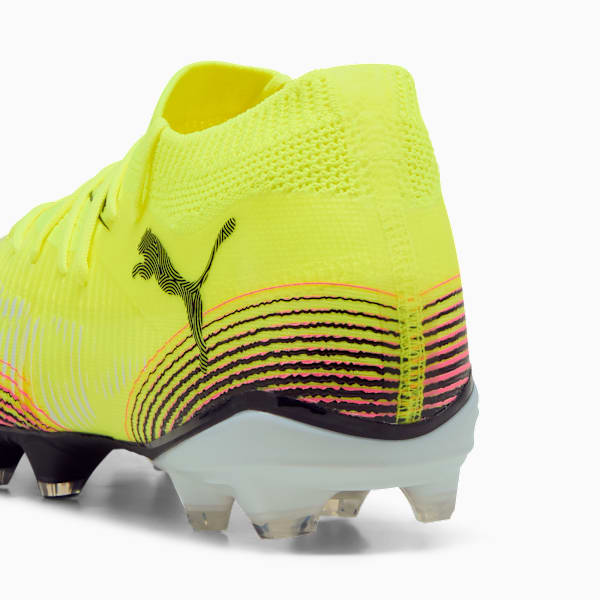 FUTURE 8 MATCH Firm Ground/Artificial Ground Women's Soccer Cleats, Yellow Alert-PUMA Black-Sun Struck, extralarge