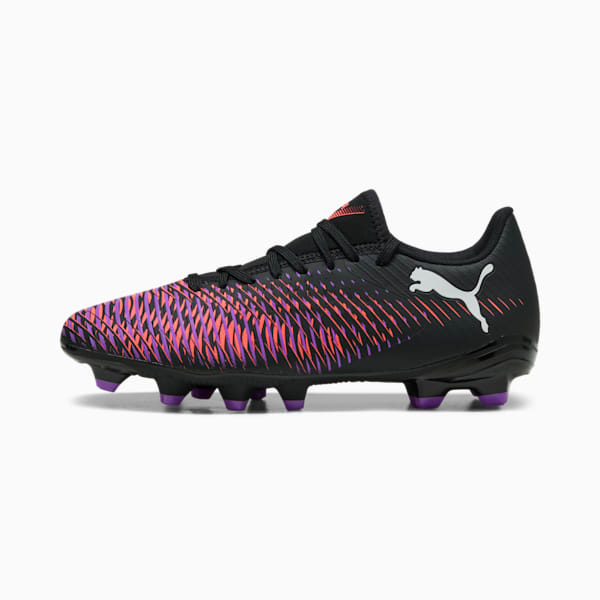 Tacos de fútbol FUTURE 8 PLAY FG/AG Mujer, PUMA Black-PUMA White-Glowing Red, extralarge