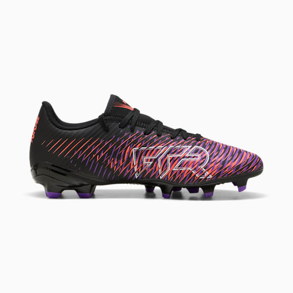 Tacos de fútbol FUTURE 8 PLAY FG/AG Mujer, PUMA Black-PUMA White-Glowing Red, extralarge