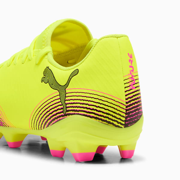 FUTURE 8 PLAY Firm Ground/Artificial Ground Women's Soccer Cleats, Yellow Alert-PUMA Black-Sun Struck, extralarge