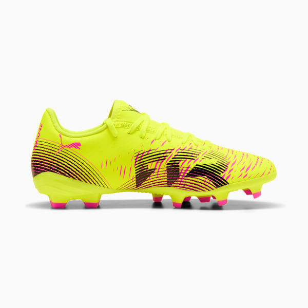 FUTURE 8 PLAY Firm Ground/Artificial Ground Women's Soccer Cleats, Yellow Alert-PUMA Black-Sun Struck, extralarge