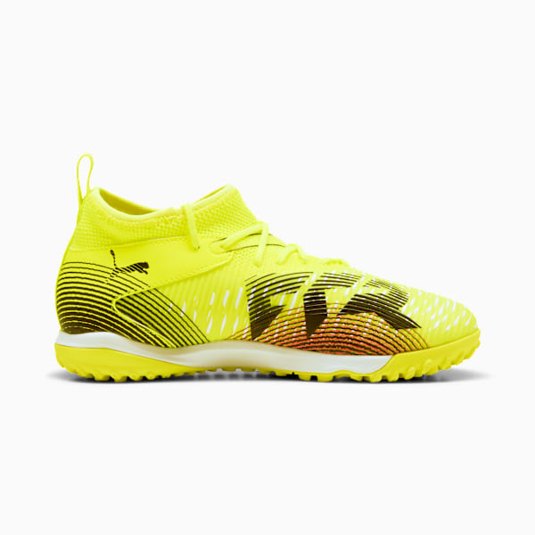 キッズ フューチャー 8 マッチ TT ＋ ミッド サッカー トレーニングシューズ 20-24cm, Yellow Alert-PUMA Black-Sun Struck, extralarge-JPN