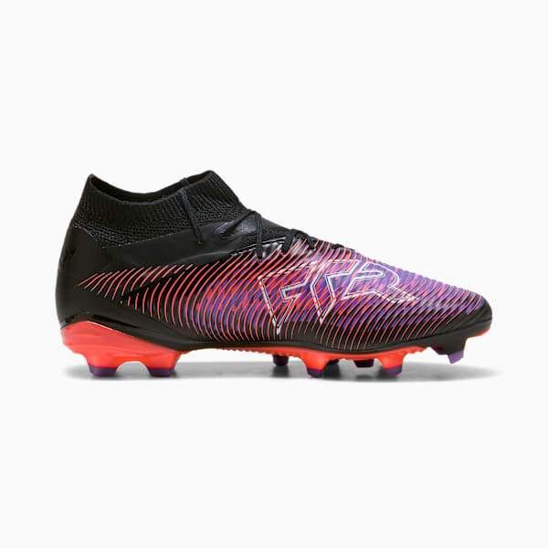 FUTURE 8 PRO FG/AG Football Boots Women, PUMA Black-PUMA White-Glowing Red, extralarge