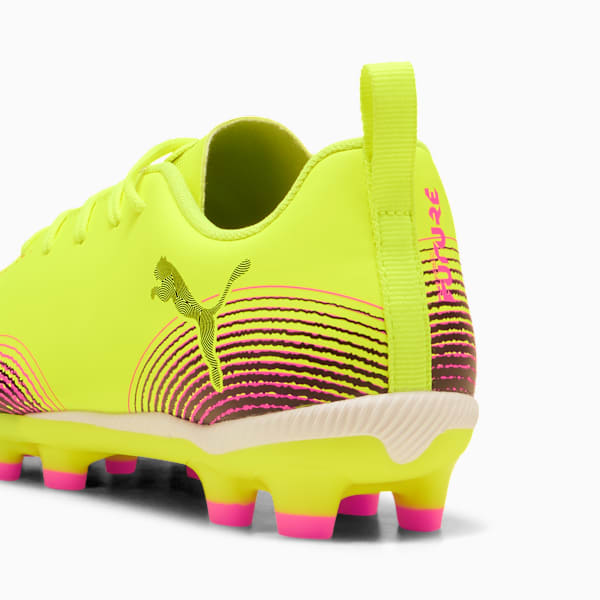 キッズ フューチャー 8 プレイ HG ＋ ミッド サッカー スパイク 20-24.5cm, Yellow Alert-PUMA Black-Sun Struck, extralarge-JPN
