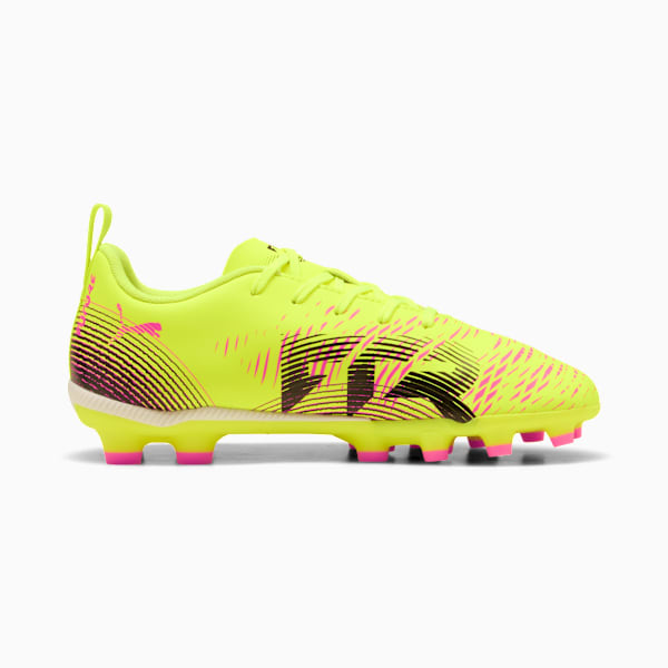 キッズ フューチャー 8 プレイ HG ＋ ミッド サッカー スパイク 20-24.5cm, Yellow Alert-PUMA Black-Sun Struck, extralarge-JPN
