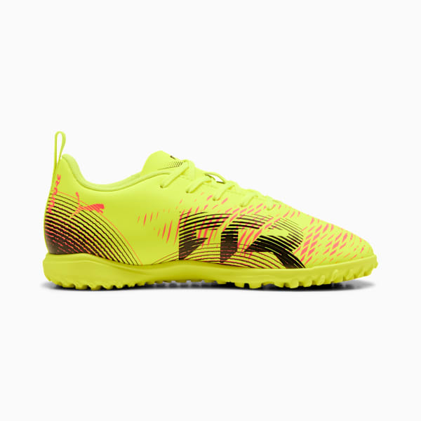 Botas de fútbol FUTURE 8 PLAY TT para jóvenes, Yellow Alert-PUMA Black-Sun Struck, extralarge