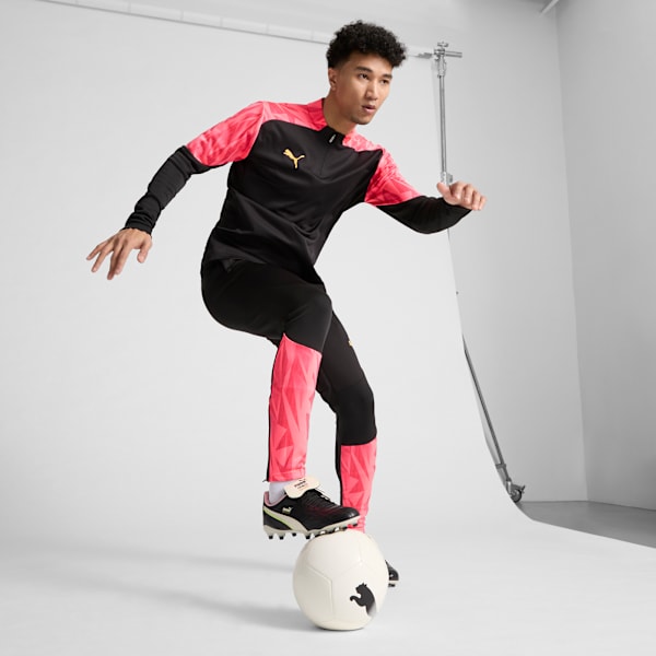 Tacos de fútbol KING TOP x MUNDIAL FG/AG, PUMA Black-PUMA White-Poison Pink, extralarge