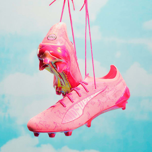 ULTRA 5 ULTIMATE x KIDSUPER FG Football Boots, Pink Lilac-Fast Pink-Ravish, extralarge