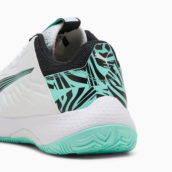 Tenis juvenil de balonmano Accelerate UNTMD, PUMA White-PUMA Black-Electric Peppermint, extralarge