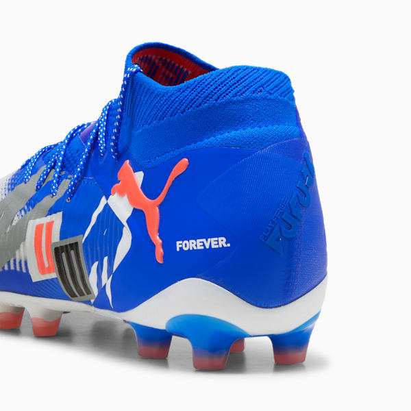 メンズ フューチャー 8 アルティメット フォーエバー AG サッカー スパイク, PUMA White-Ultra Blue-Feather Gray-PUMA Black-Glowing Red, extralarge-JPN