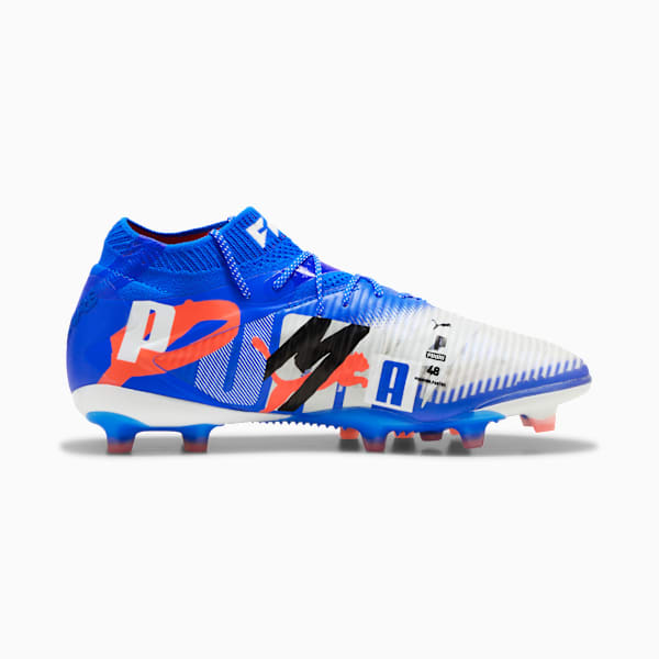 メンズ フューチャー 8 アルティメット フォーエバー AG サッカー スパイク, PUMA White-Ultra Blue-Feather Gray-PUMA Black-Glowing Red, extralarge-JPN