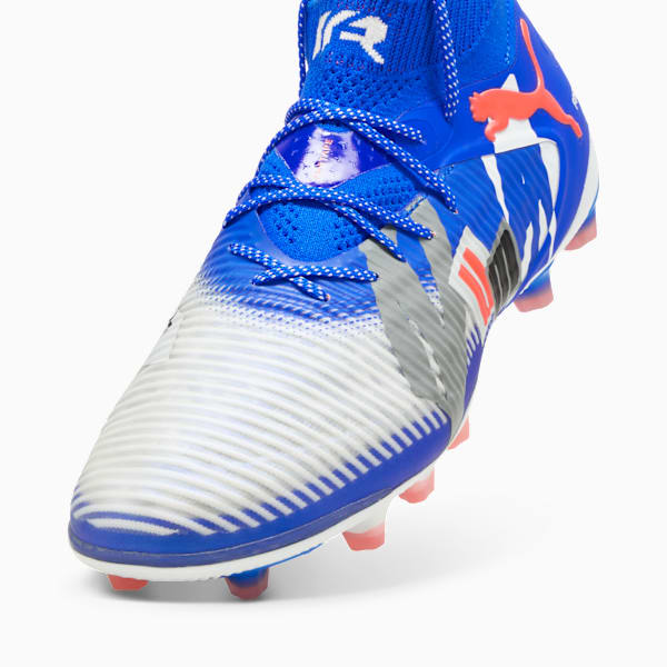 メンズ フューチャー 8 アルティメット フォーエバー AG サッカー スパイク, PUMA White-Ultra Blue-Feather Gray-PUMA Black-Glowing Red, extralarge-JPN