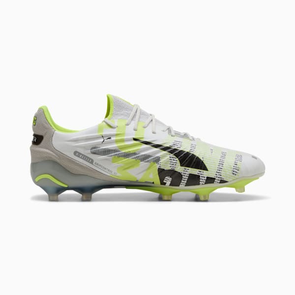 Tacos de fÃºtbol  suelo firme/artificial KING ULTIMATE FOREVER, Feather Gray-Electric Lime-PUMA White-Flat Light Gray, extralarge