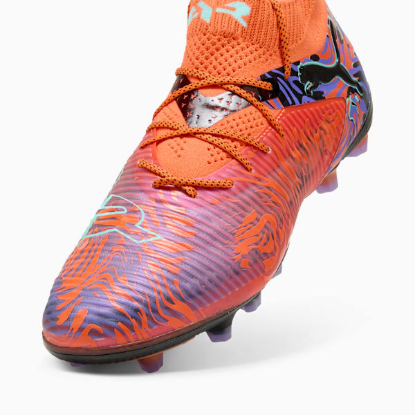メンズ フューチャー 8 アルティメット クリエイティビティ AG サッカー スパイク, Orange Poppy-Dark Amethyst-Electric Peppermint-PUMA Black, extralarge-JPN