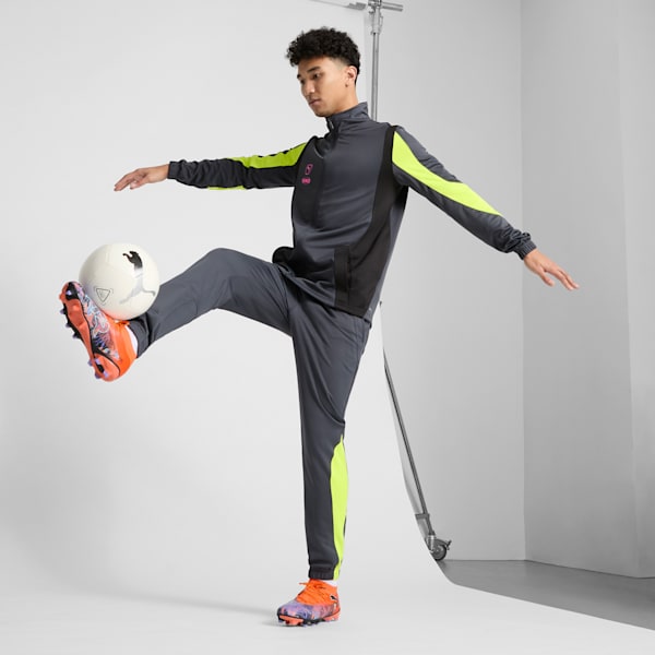 FUTURE 8 MATCH CREATIVITY Firm Ground/Artificial Ground Men's Soccer Cleats, Orange Poppy-PUMA Black-Dark Amethyst-Electric Peppermint, extralarge