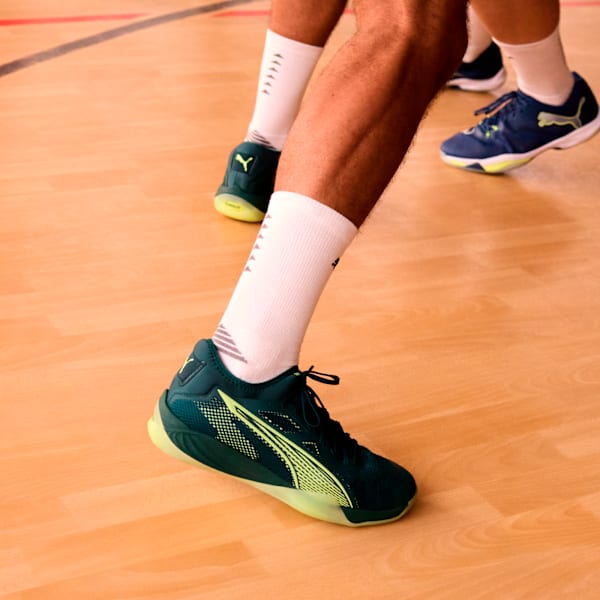 Tenis Eliminate NITRO™ SQD 4 Court, Green Terrain-Fizzy Light-PUMA White-PUMA Silver, extralarge