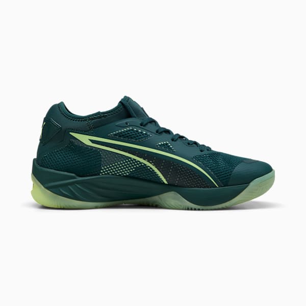 Eliminate NITRO™ SQD 4 Court Shoes, Green Terrain-Fizzy Light-PUMA White-PUMA Silver, extralarge