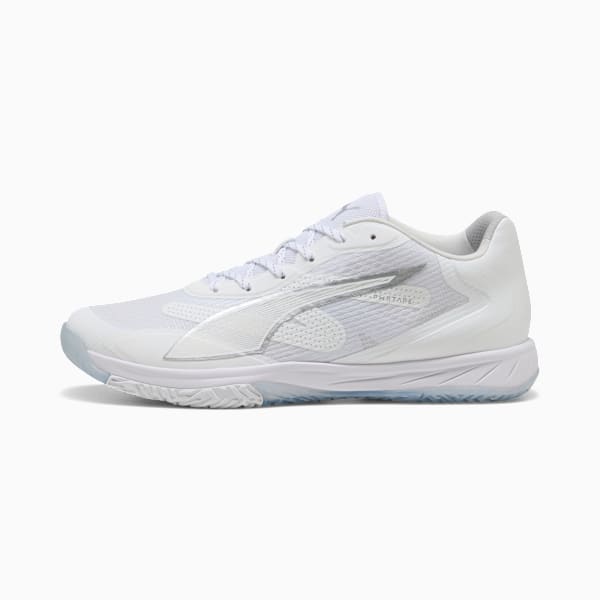 Tenis de balonmano Accelerate Turbo 4, PUMA White-PUMA Silver-Ash Gray, extralarge