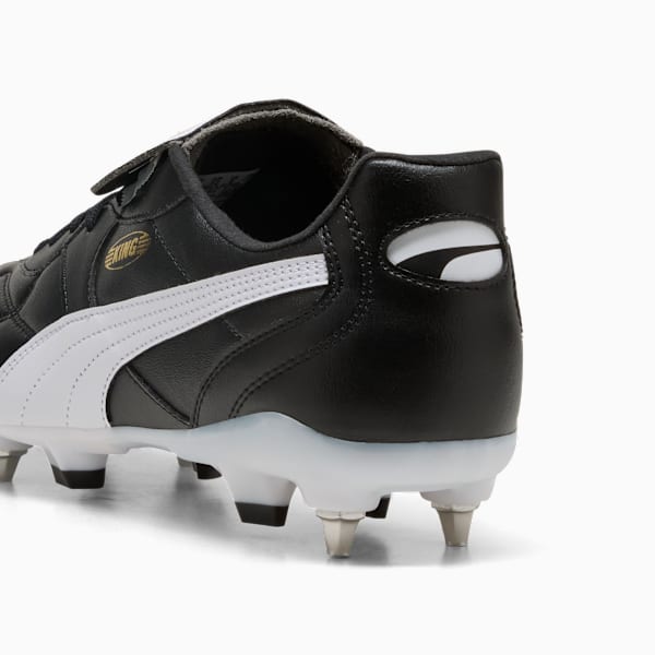 KING TOP MxSG Football Boots Unisex, PUMA Black-PUMA White-PUMA Gold, extralarge-GBR