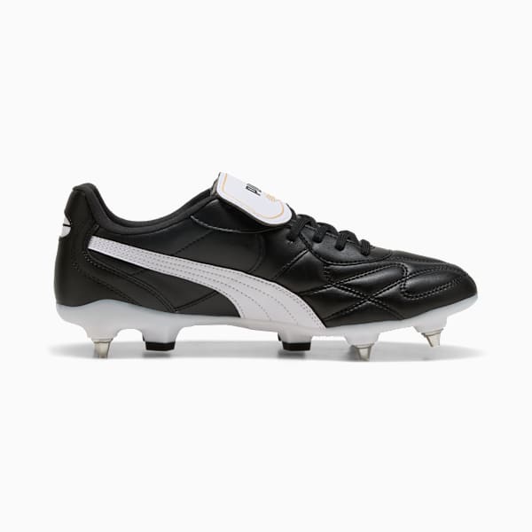KING TOP MxSG Football Boots Unisex, PUMA Black-PUMA White-PUMA Gold, extralarge-GBR