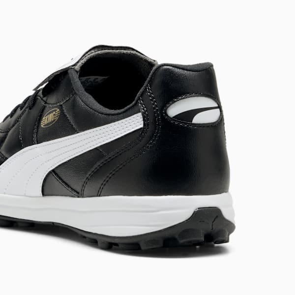 KING TOP TT Soccer Boots, PUMA Black-PUMA White-PUMA Gold, extralarge