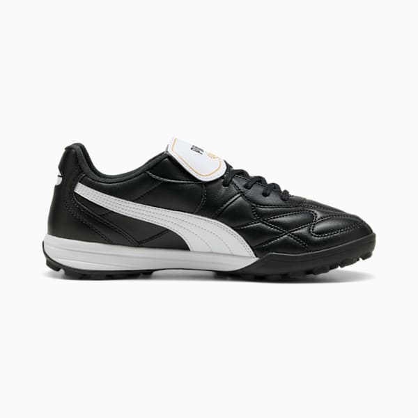 KING TOP TT Soccer Boots, PUMA Black-PUMA White-PUMA Gold, extralarge