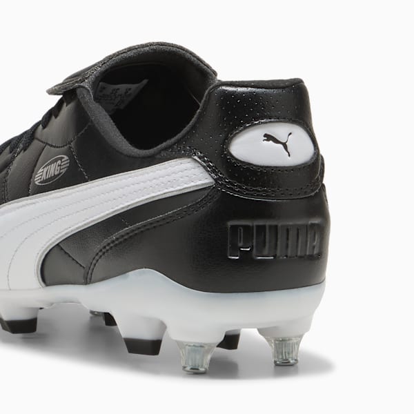 KING LIGA MxSG Football Boots Unisex, PUMA Black-PUMA White-PUMA Silver, extralarge-GBR