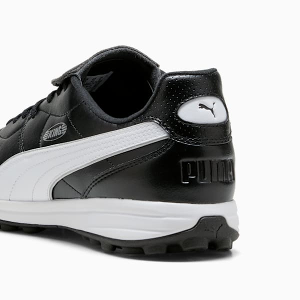 KING LIGA TT Football Boots Unisex, PUMA Black-PUMA White-PUMA Silver, extralarge-GBR