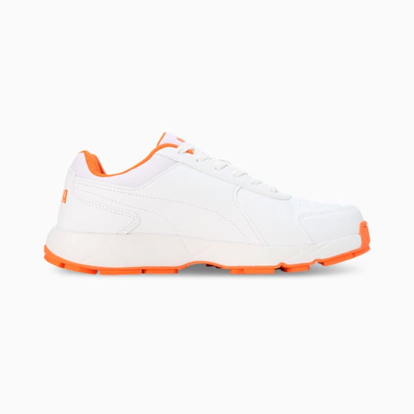 Cricket Strike Men's Shoes, PUMA White-Rickie Orange, extralarge-IND