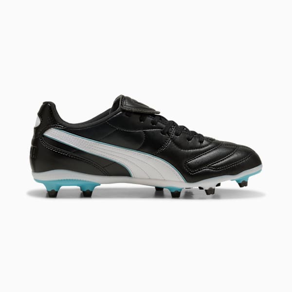 KING LIGA FG/AG Football Boots Women, PUMA Black-PUMA White-Team Aqua, extralarge