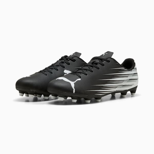 ATTACANTO II FG/AG Soccer Cleats Men, PUMA Black-PUMA White, extralarge