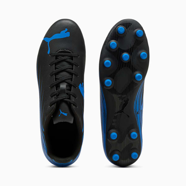 ATTACANTO II FG/AG Soccer Cleats Men, PUMA Black-Ultra Blue, extralarge